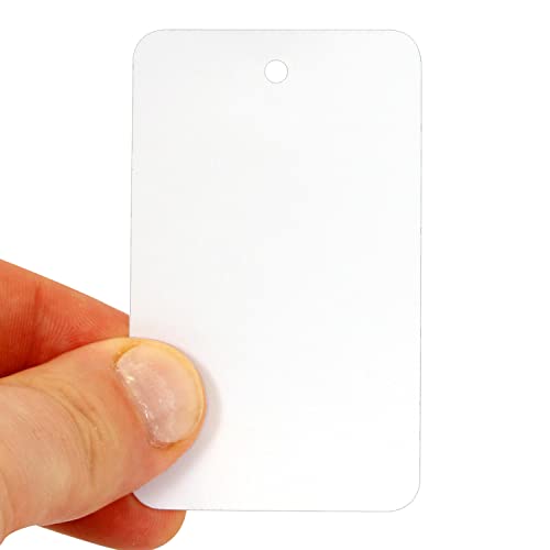 SmartSign Pack of 1000 Large Garment Tags | 1.75" x 2.875" White Paper - Card Stock, Made in USA - color: White