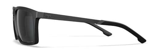 Wiley X WX Axe Captivate Polarized Sunglasses, Safety Glasses for Men/Women