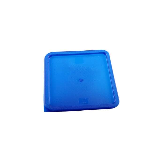 FSE 12, 18, or 22 Qt Square Food Storage Container Lid, Blue Plastic Lid