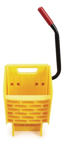 Rubbermaid Commercial Products Side-Press Replacement Wringer for WaveBrake 2.0 Mopping Buckets Yellow Heavy Duty Cleaning for Professional/Janitorial Use