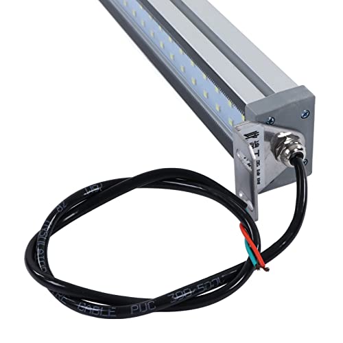 Industrial LED Tube Light, 24V 12W Aluminum Alloy LED Working Light White Source IP67 Explosion Proof Machine Tube Light For CNC Machine Tool Machining Center Work