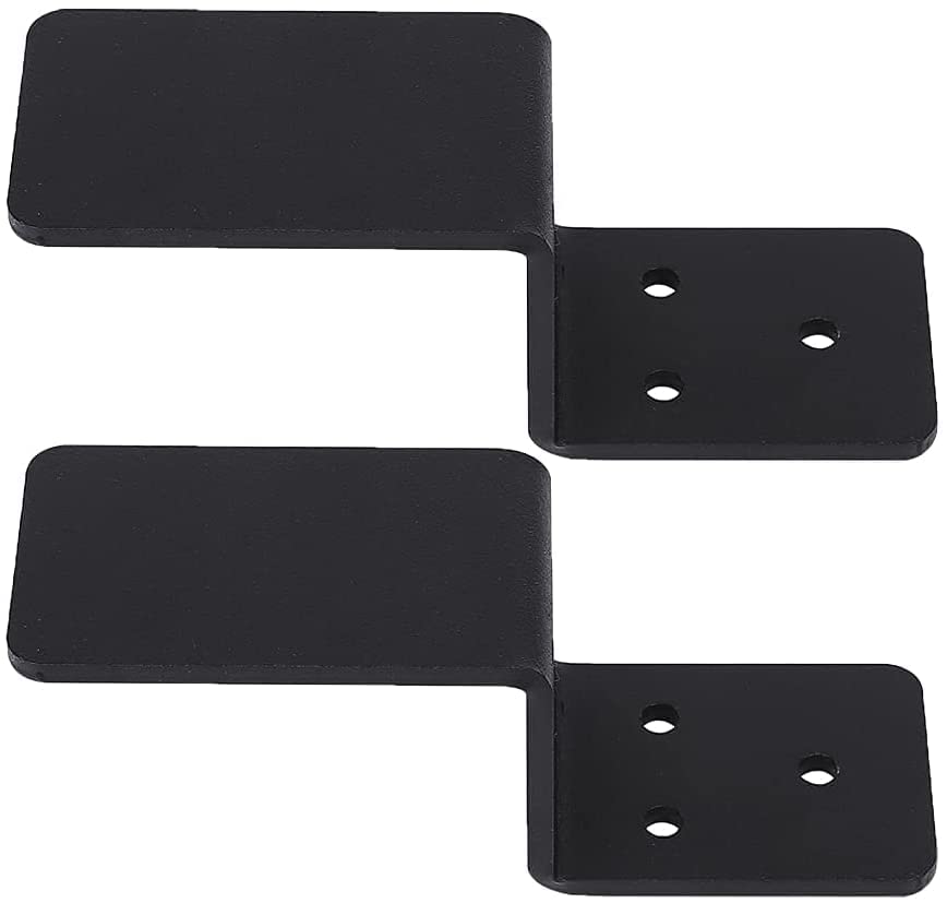 2x4 Door Barricade Brackets| Door Barricade Closed Bar Holder| Heavy Duty Metal Drop Open Bar Security Door Lock Bracket Fits 2x4 Boards|Sturdy and Effective Security Measure