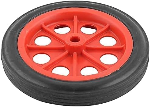 2 Pcs Replaceable Shopping Basket Cart 5.5" Wheels Red Black