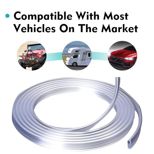 Car Door Edge Guards Clear, 16.4FT Door Edge Guards, Car Door Protector with U-Shaped, Scratch Resistant Edge Protective Trim, Auto Accessories, Universal for Most Vehicle