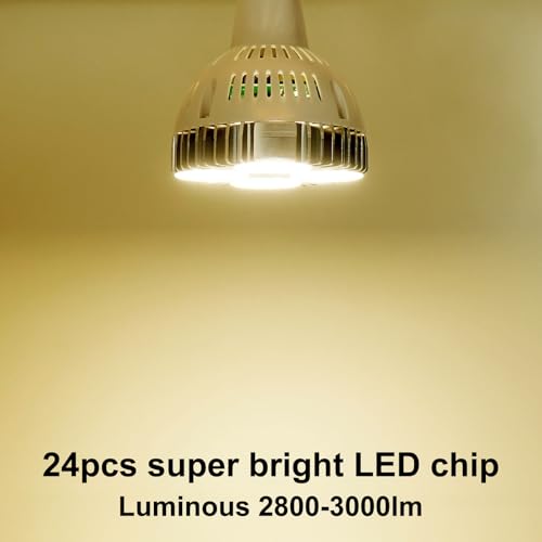 Aolyty PAR30 LED Bulb, 35W 2800 lm, 25° Beam Angle, E26 Base 4000K AC 120V - color: Natural White