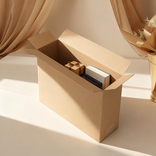 CRUGLA 40 Packs 12x9x4 Shipping Boxes, Brown Mailing Boxes - size: 12x9x4 Inch