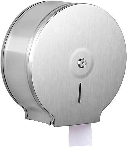2Pcs Commercial Jumbo Toilet Paper Dispenser, 9in/22.9cm Roll - color: 2pcs Silver