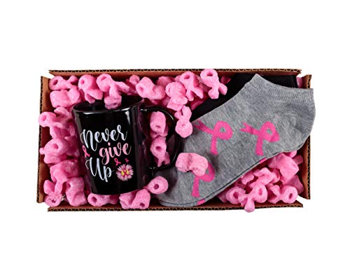 Bubblefast! Brand FunPak Plant Based Biodegradable Packing Peanuts, 1.5 cu ft Bag, Compostable (Pink Ribbons) - color: Pink Ribbons