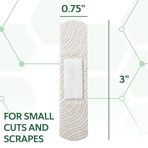 Curad Truly Ouchless Silicone Adhesive Bandages, Fabric Bandages, For Delicate Sensitive Skin, 3/4X3 (50 Count)