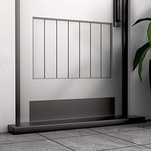 National Hardware Door Kickplate, 6 in x 30 in, Matte Black