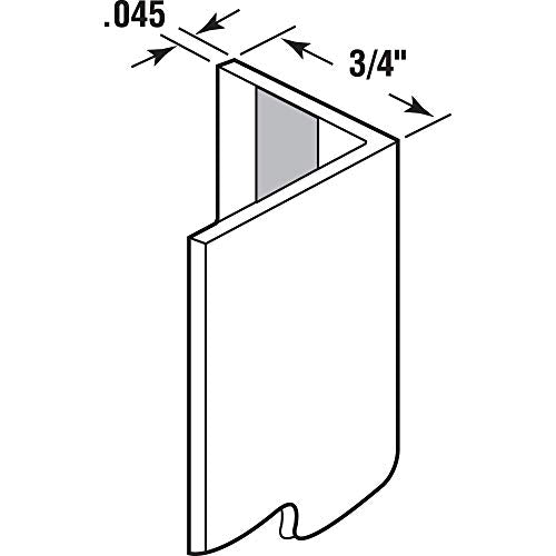 Prime-Line U 10081 Corner Shield with Tape, 3/4 in. X 48 in. (Single Pack)