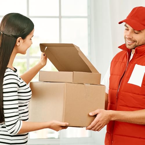 Famagic 13x10x2 Shipping Boxes Medium for Small Business, 30 Pack Brown Box - color: Brown, size: 13x10x2" 30pcs