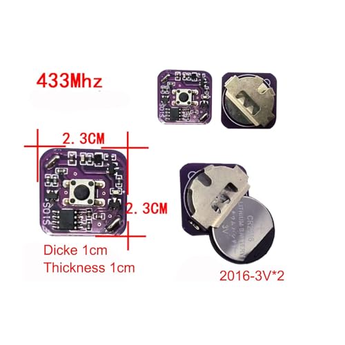 12V 24V 1 Channel 5V Wireless Remote Control Relay Switch Access Control Remote Control Magnetic Lock Electric Plug Lock Electric Control Door Receiver (Momentary Mode)