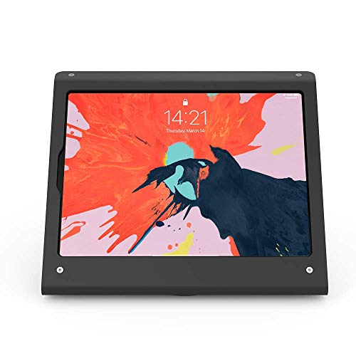 Tablet Stand Compatible with iPad Pro 12.9" Gen 3 4 5 6, Air 13" with Swivel Base, All Metal Anti Theft Tablet Holder for POS Kiosk