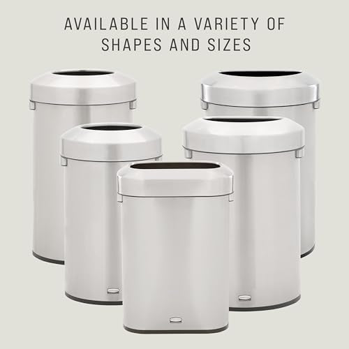 Rubbermaid Commercial Products Refine Slim Container, 15-Gallon - style: Slim