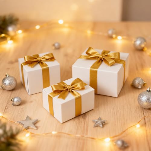 25 Pack Shipping Boxes 8x6x4 Inches, White Corrugated Cardboard Mailing Box for Packing, Mailing, Small Business - size: 8X6X4 Inches