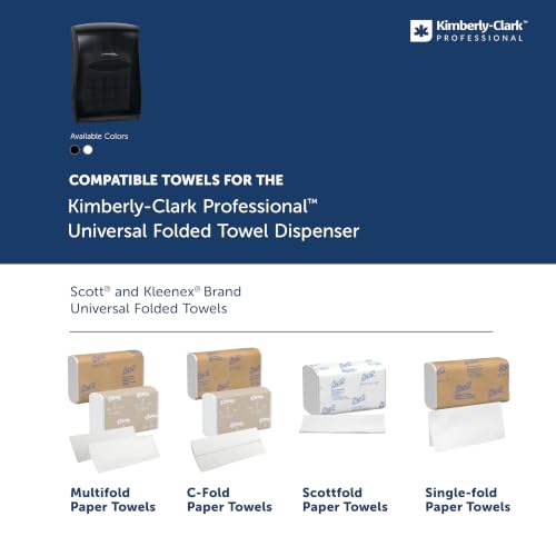 Kimberly-Clark Professional Folded Paper Towel Dispenser, Black (09905)