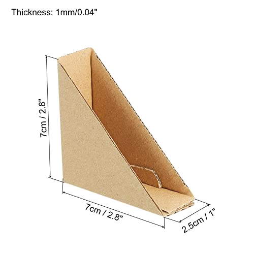 MECCANIXITY Adjustable Cardboard Corner Protector, Cardboard Edges Protector 7x7x2.5cm for Art, Packing, Shipping Supplies Pack of 40 - size: 7x7x2.5cm
