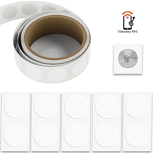 1000 pcs MF Classic 1k NFC Tag Stickers 13.56mhz RFID Sticker iso 14443a RFID Sticker MF 1k S50 RFID Self-Adhesive 1 inch Round - size: 1000pcs