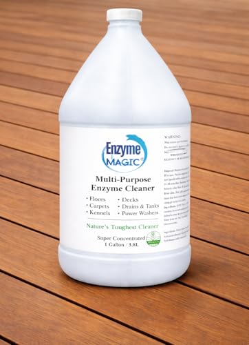 Multi-Purpose Enzyme Cleaner |Super Concentrated | Floor Cleaner | Clogged Drain | Hard Surface Cleaner | Grease Trap Cleaner | Deck cleaner | Power Wash | Carpet Cleaner | Stain Remover