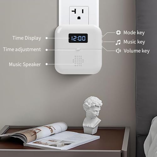 Wireless Motion Sensor Door Chime, Motion Detector Alarm Chimes, Entry Doorbell Indoor Motion Detector Buzzer Monitor for Home, Business, Store, Office (white0102) - color: white0102