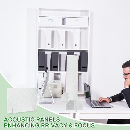 PATIKIL Desk Dividers 24" x 16",with 4Pcs Support Feet, Light Gray Style C - color: Light Gray Style C, size: 24" x 16"