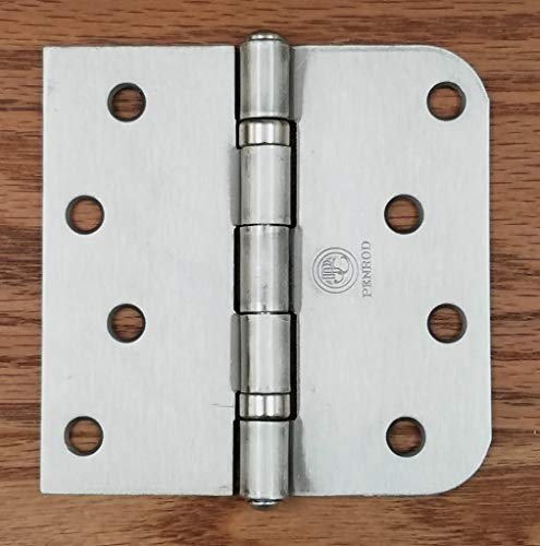 Penrod Door Hinges Stainless Steel NRP Security 4 Inch - 5/8 Square 3-Pack