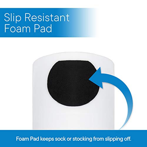 RMS Deluxe Sock Aid - Socks Helper with Foam Handles for Regular Socks