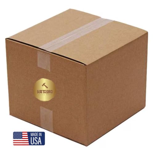 Shipping Boxes 7"L x 7"W x 7"H (25-Pack) | Small Square Kraft Corrugated Cardboard Boxes for Packing, Moving and Storage, Multi-Purpose - size: 7x7x7 inches