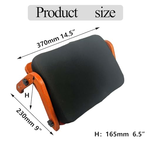 Adjustable Rubber Wooden footrest, Located Under the Desk - an Ergonomic footrest with Soft Cushions for Multiple Angle adjustments, Suitable for Offices, Homes, Work, Gaming, and Travel - size: One step 15-9”