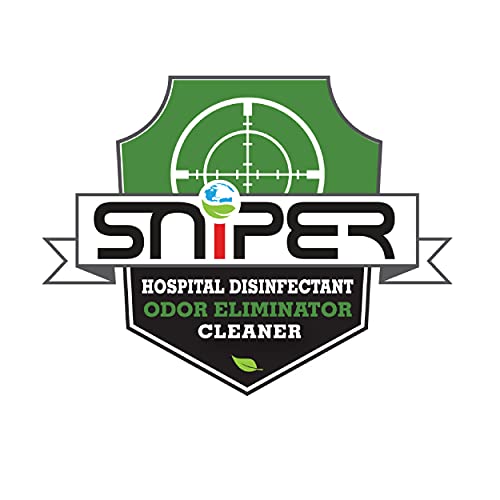 SNiPER Hospital Disinfectant, Odor Eliminator & All-Purpose Cleaner, 1 Gallon, Pallet of 144 Gallons - size: 128 Fl Oz (Pack of 144)