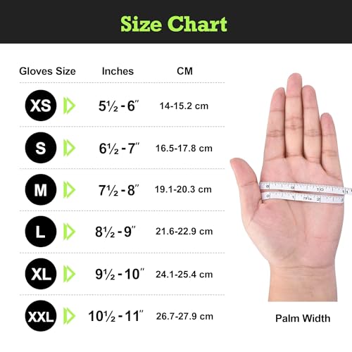 TitanFlex Heavy Duty Industrial Nitrile Gloves with Raised Diamond Texture, 8-mil, Latex Free (Green/Dark Green/Yellow) - color: Green (100ct), size: Small