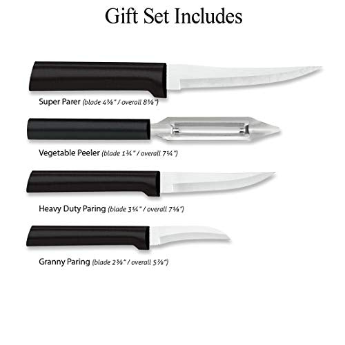 RADA Cutlery Meal Prep Gift Set (G205), Black - color: Black