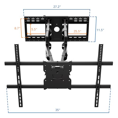 Mount-It! The Beast Heavy Duty TV Wall Mount, 60-110" - style: Indoor