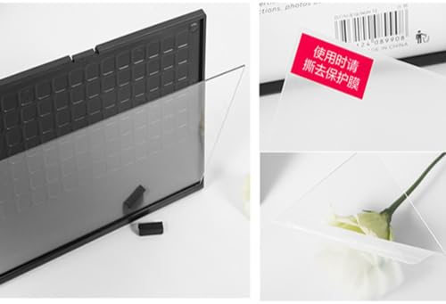 ABS Plastic Sign Holder (Horizontal Black A6 148×105mm/5.83×4.13 inches)