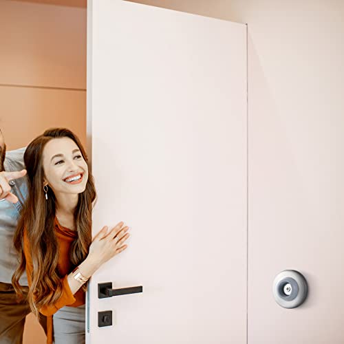 Pangda 10 Pieces Wall Door Stop Bumper Stainless Steel Wall Stops, Silver - color: Silver