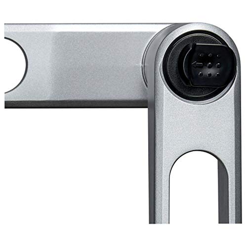 StarTech Wall Mount Monitor Arm 12in to 34in, 30.9lb/14kg, Swivel, Silver - color: Silver, style: Single-Swivel