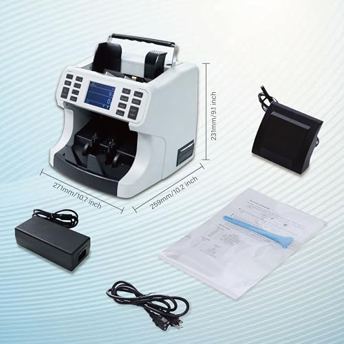 H-8700 Bank Grade Money Counter with Printer & UV/MG/IR Detection