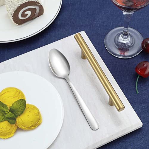 36-Piece Tea Spoons Set - 5.9" Stainless Steel Tea Spoon Silverware, Durable Small Spoons, Cost-effective Teaspoon Set of 36 for Home Kitchen Restaurant - Mirror Polished, Dishwasher Safe - size: 36p Tea Spoons