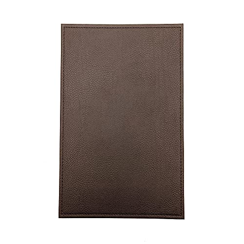 Menu Holders Made of Premium Faux Leather - Single Panel (10-Pack) Menu Covers Single Page (Brown, 8.5" x 14") - color: Brown, size: 8.5" x 14"