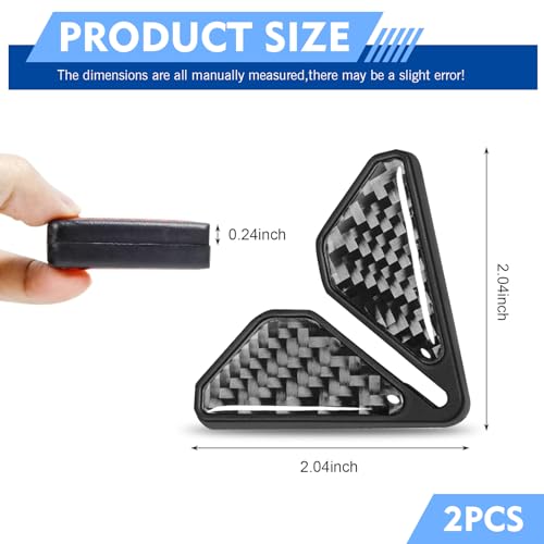 Car Door Corner Protector Edge Guards, Carbon Fiber Decorative Anti-scratch Anti-collision Buffer Pad, Embedded Self-adhesive Tightly Wrapped Soft Protective Cover, for Most Cars (Black) - color: Black