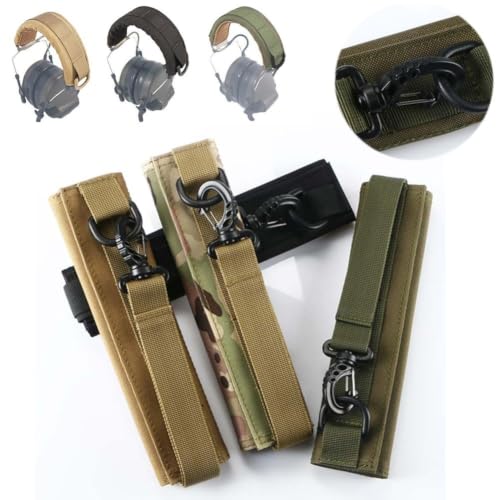 Tactical Headset Cover Advanced Modular Headphone Headband Protection Cover Pad Cushion Wrap - color: Green