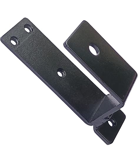 4 PCS Door Barricade Brackets. Upgrade Door Barricade Security Bar Provide Our Home Under The Safety Environment. Door Barricade for Your Home, Garages, Basements, Sheds, Warehouses, Backyards. - style: Black 4