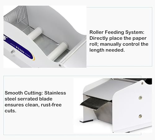 Water Activated Tape Dispenser, Stainless Steel Manual Tape Dispenser, Width Adjustable 0.98-3.54", Heavy Duty Kraft Gum Packing Tape Dispenser