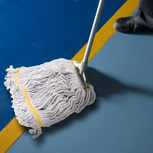 KeFanta 3 Pack Heavy Duty Commercial Mop Head Replacement,White - color: Yellow