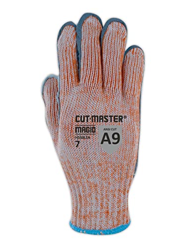MAGID H550LEA Cut Master H550LEA HPPE Split Leather Palm Gloves - Cut Level A7 - size: 12/XXXL