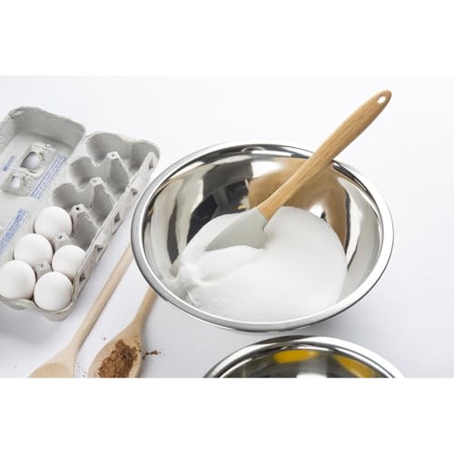 Stainless Steel Mixing Bowl Commercial and Home Kitchen - size: 13 Quart