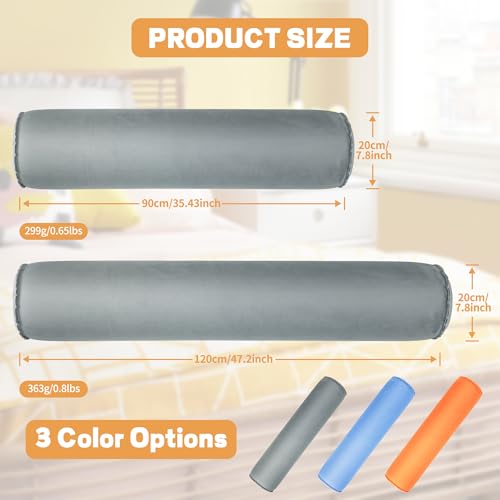 EULANT Inflatable Travel Body Pillow,Inflatable Long Body Pillow for Bed - color: Grey