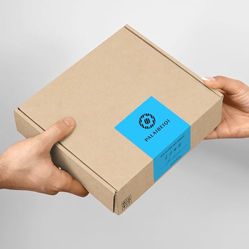 3x5 Inch Thermal Labels,Rectangle Sticker,300PCS Water & Oil Proof Shipping Labels with Strong Adhesive,Compatible with Zebra & Rollo,for Moving Boxes,Small Business & Inventory,Sky Blue - color: Sky Blue