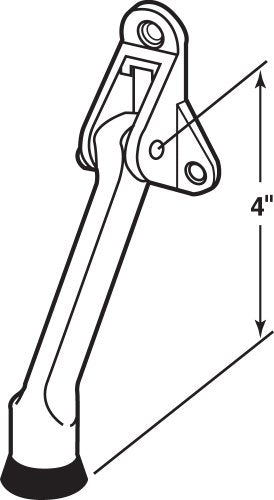 Prime-Line J 4523 Door Holder, Chrome, Single Pack - color: Chrome